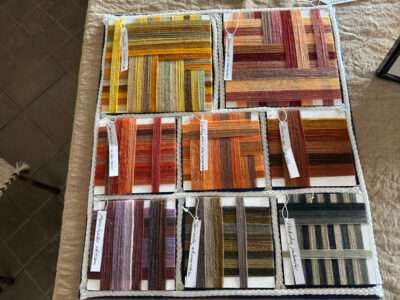Color samples from IFFS 2025 exhibit