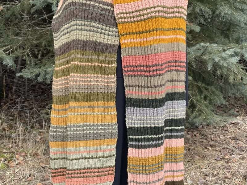 Mushroom-dyed “Fungus Scarf”