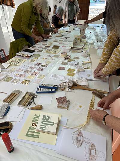 Artists' Book Workshop | Mushrooms & Color exhibit