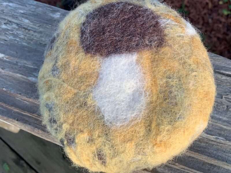 Felted Mushroom Vessel | Mushrooms & Color exhibit