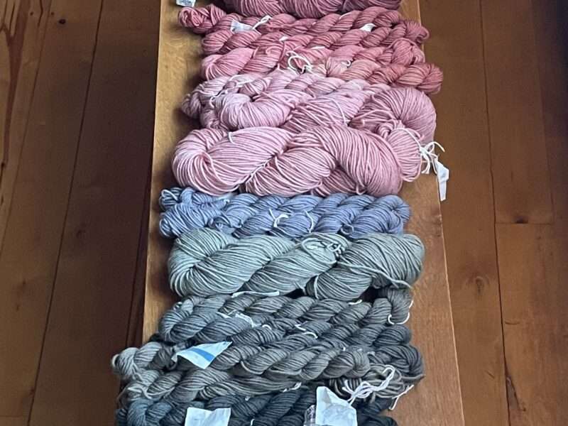 Mushroom-dyed “Fungus Scarf”
