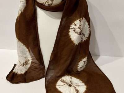 Shibori Mushroom Scarf III | Mushrooms & Color exhibit