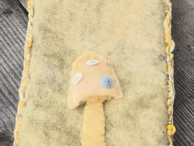 Child's pouch | Mushrooms & Color exhibit