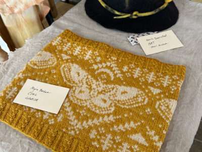 Cowl and hat from IFFS 2025