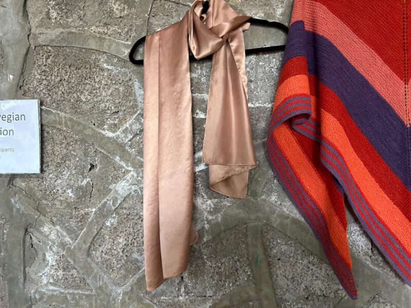 Scarf from IFFS 2025 exhibit