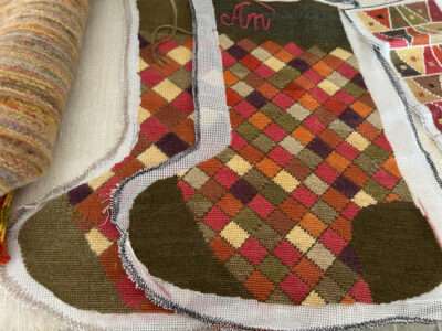 Needlepoint from IFFS 2025 exhibit