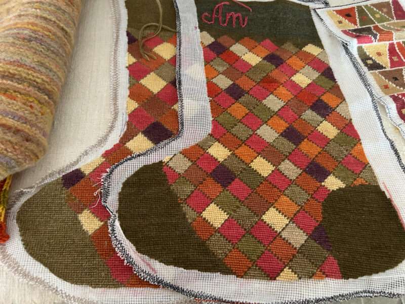 Needlepoint from IFFS 2025 exhibit
