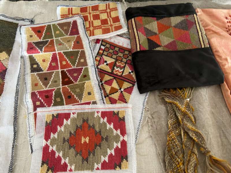 Needlepoint from IFFS 2025 exhibit