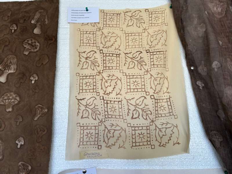 Wood block prints from IFFS 2025 exhibit
